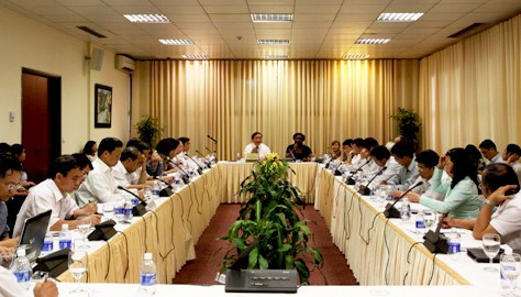 Phó Thủ tướng Hoàng Trung Hải chủ trì họp triển khai giải ngân Dự án ODA - ảnh 1