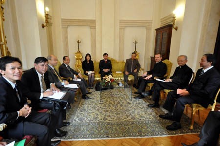 Đoàn Ban Tôn giáo Chính phủ Việt Nam thăm và làm việc tại Vatican  - ảnh 1