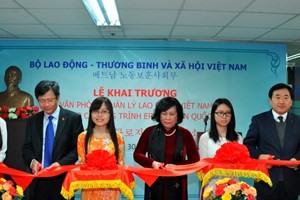 Khai trương Văn phòng quản lý lao động Việt Nam tại Hàn Quốc - ảnh 1