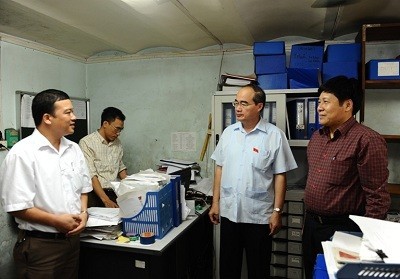 Chủ tịch Mặt trận Tổ quốc Nguyễn Thiện Nhân thăm báo Đại Đoàn kết - ảnh 1