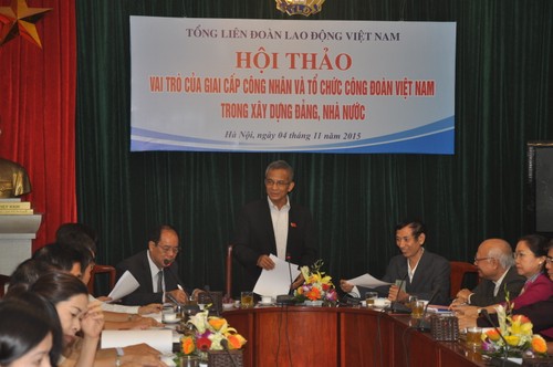 Hội thảo về vai trò của công nhân và tổ chức công đoàn Việt Nam trong xây dựng Đảng - ảnh 1