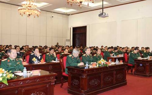 Quân ủy Trung ương gặp mặt đại biểu Quân đội dự Đại hội XII của Đảng - ảnh 1