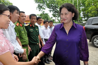 Chủ tịch Quốc hội Nguyễn Thị Kim Ngân thăm làm việc tại Lạng Sơn  - ảnh 1