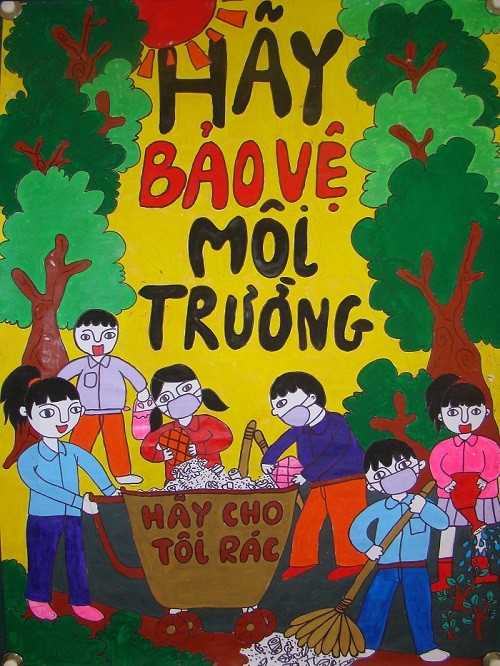 “Sáng tác Ảnh và vẽ Poster” - thêm một hành động vì môi trường Việt Nam  - ảnh 1