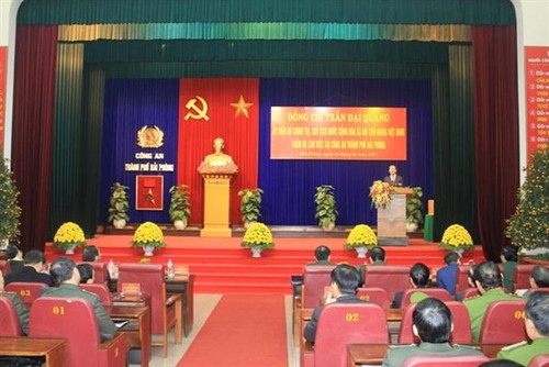Chủ tịch nước Trần Đại Quang thăm chúc Tết tại Hải Phòng  - ảnh 3
