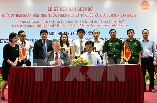  Hỗ trợ 1,2 triệu USD cho dự án “Giảm thiểu nguy cơ bom mìn còn sót lại tại tỉnh Thừa Thiên - Huế“ - ảnh 1