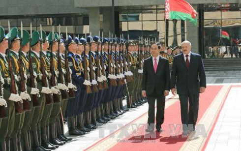 Tuyên bố chung Việt Nam – Belarus nhân chuyến thăm của Chủ tịch nước Trần Đại Quang - ảnh 1