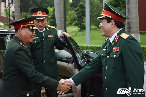 Tổng cục Chính trị QĐND Việt Nam và Tổng cục QĐND Lào tăng cường hợp tác, trao đổi kinh nghiệm - ảnh 1