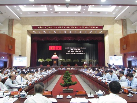  Khai mạc Hội nghị lần thứ 11 Ban Chấp hành Đảng bộ Thành phố Hồ Chí Minh khóa X - ảnh 1