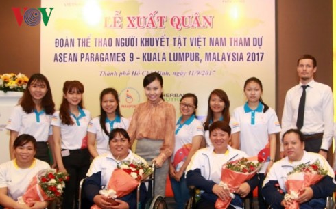 Đoàn thể thao người khuyết tật Việt Nam xuất quân tham dự Para Games 9 - ảnh 1