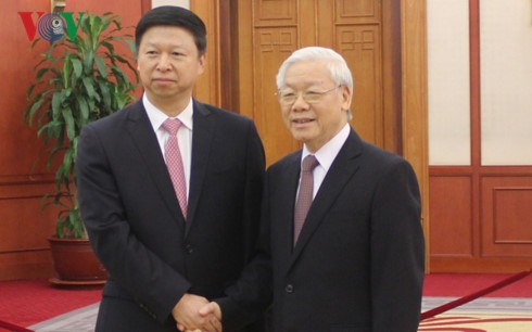 Tổng Bí thư Nguyễn Phú Trọng tiếp Đặc phái viên của Tổng Bí thư Đảng Cộng sản Trung Quốc - ảnh 1