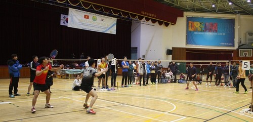 Những trận cầu hấp dẫn tại giải cầu lông Seoultech Badminton Cup - ảnh 5