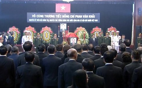 Lễ truy điệu nguyên Thủ tướng Phan Văn Khải - ảnh 1