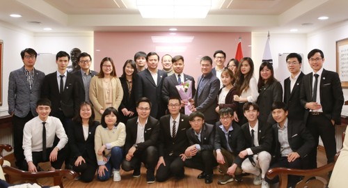 Kiện toàn Ban chấp hành Hội sinh viên Việt Nam tại Hàn Quốc giai đoạn  2018-2019 - ảnh 5