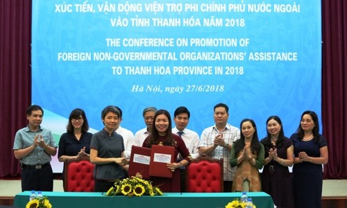 Vận động viện trợ phi chính phủ nước ngoài vào tỉnh Thanh Hóa - ảnh 1