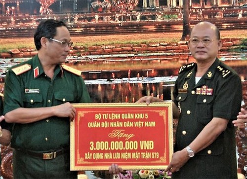 Khởi công xây dựng Khu lưu niệm Bộ Tư lệnh Mặt trận 579 (Campuchia) - ảnh 1