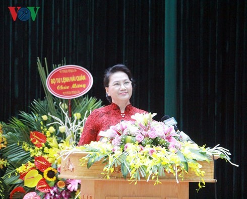Chủ tịch Quốc hội dự Lễ kỷ niệm 20 năm Ngày truyền thống Cảnh sát biển Việt Nam - ảnh 2