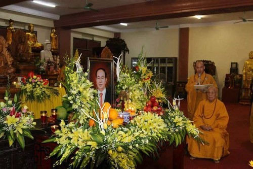 Chư tăng, phật tử Lào – Việt tại Lào cầu siêu, tưởng niệm Chủ tịch nước Trần Đại Quang - ảnh 6