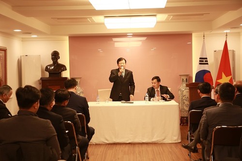 Phó Thủ tướng Trịnh Đình Dũng gặp gỡ các nhà khoa học trẻ Việt Nam tại Hàn Quốc - ảnh 4