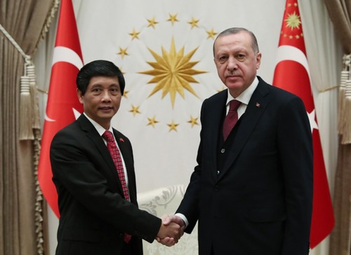 Đại sứ Trần Quang Tuyến trình Ủy nhiệm thư lên Tổng thống Thổ Nhĩ Kỳ - ảnh 2