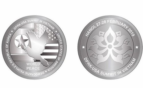 Phát hành Bộ sản phẩm đồng xu bạc chào mừng Hội nghị Thượng đỉnh Hoa Kỳ-Triều Tiên lần hai - ảnh 1
