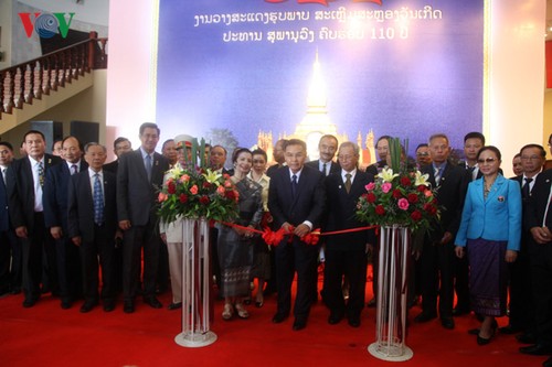 Đại sứ quán Việt Nam tại Lào dự Lễ cầu phước Chủ tịch Souphanouvong - ảnh 1