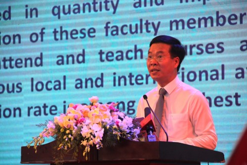 Lễ khai giảng tại trưởng Đại học Khoa học Xã hội và Nhân văn, Đại học Quốc gia thành phố Hồ Chí Minh - ảnh 1