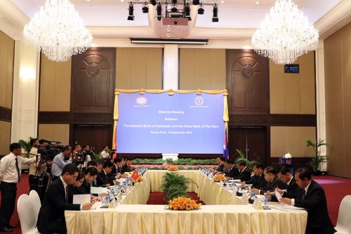 Ngân hàng Việt Nam và Campuchia tăng cường hợp tác và phát triển - ảnh 1