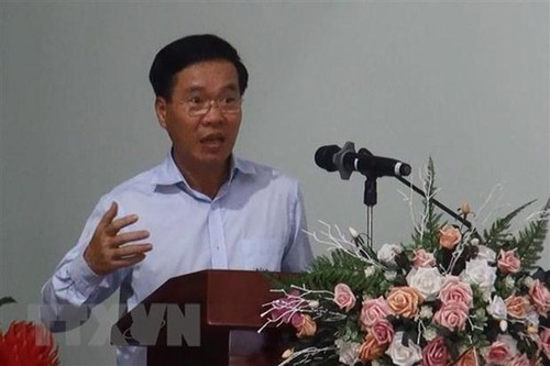 Trưởng Ban Tuyên giáo Trung ương Võ Văn Thưởng tiếp xúc cử tri tại Đồng Nai - ảnh 1