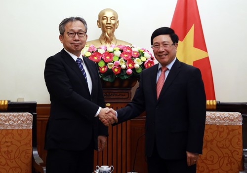 Phó Thủ tướng, Bộ trưởng Ngoại giao Phạm Bình Minh tiếp Đại sứ Nhật Bản tại Việt Nam - ảnh 1