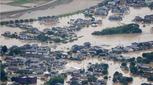 Điện thăm hỏi Nhật Bản về mưa lớn kéo dài - ảnh 1