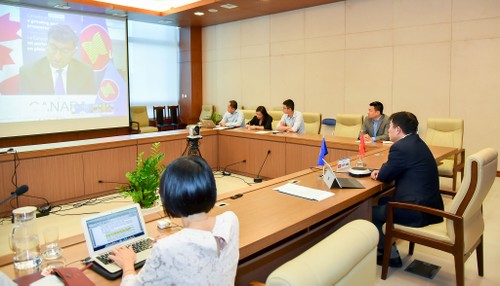 Đối thoại ASEAN-Canada lần thứ 17 theo hình thức trực tuyến - ảnh 1