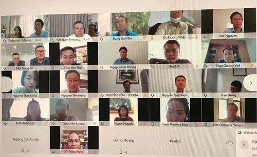 Đại sứ Việt Nam tại Myanmar trao đổi trực tuyến với cộng đồng người Việt nhằm vượt qua khó khăn do đại dịch - ảnh 2