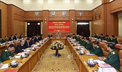 Tổng Bí thư, Chủ tịch nước Nguyễn Phú Trọng dự Hội nghị Quân ủy Trung ương - ảnh 1