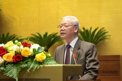 Quốc hội bắt đầu quy trình miễn nhiệm Chủ tịch nước Nguyễn Phú Trọng - ảnh 1