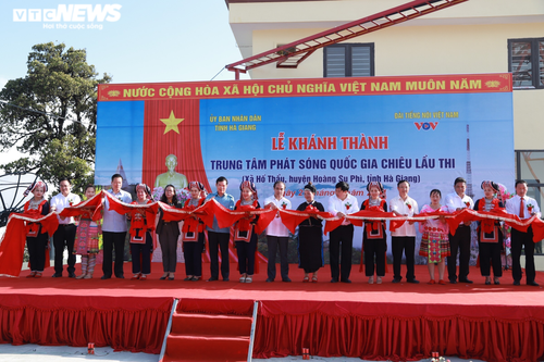 Đài Tiếng nói Việt Nam khánh thành trạm phát sóng Hoàng Su Phì - ảnh 1