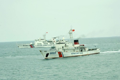 Việt Nam - Trung Quốc kết thúc chuyến tuần tra liên hợp trên vùng biển lân cận đường phân định Vịnh Bắc Bộ - ảnh 1