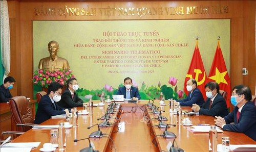 Hội thảo trực tuyến giữa Đảng Cộng sản Việt Nam với Đảng Cộng sản Chile - ảnh 1
