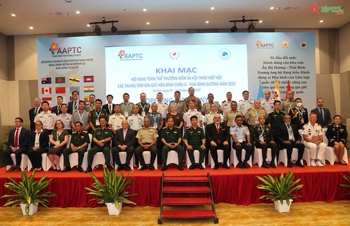 Việt Nam chủ trì Hội nghị toàn thể các Trung tâm gìn giữ hòa bình châu Á - Thái Bình Dương năm 2022 - ảnh 1