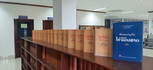 CHDCND Lào đưa tác phẩm Hồ Chí Minh toàn tập vào công tác giảng dạy - ảnh 1