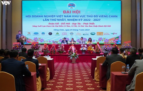 Hội Doanh nghiệp Việt Nam tại Thủ đô Vientiane: Đổi mới - Đoàn kết - Hợp tác - Phát triển - ảnh 1
