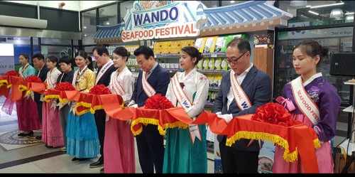 Khai mạc Chương trình xúc tiến quảng bá các sản phẩm thủy hải sản vùng biển Wando (Hàn Quốc) - ảnh 1