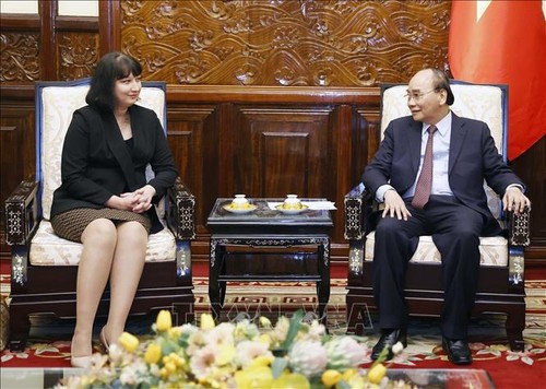 Chủ tịch nước Nguyễn Xuân Phúc tiếp Đại sứ Romania tại Việt Nam - ảnh 1