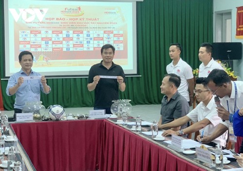 Giải Futsal Hdbank sinh viên khu vực Tây Nguyên năm 2023 diễn ra tại Đắk Lắk - ảnh 1