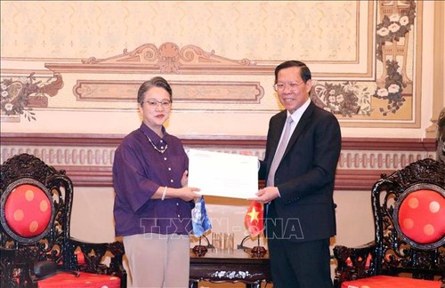 Lãnh đạo Thành phố Hồ Chí Minh tiếp Phó Tổng Thư ký Liên hợp quốc  - ảnh 1