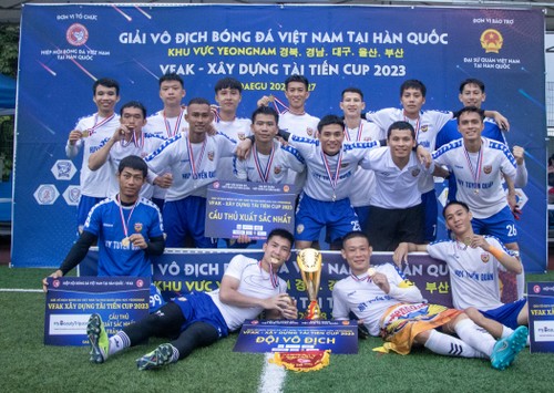 Tưng bừng ngày hội bóng đá của người Việt Nam tại khu vực Đông Nam Hàn Quốc - ảnh 3