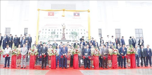 Khánh thành Học viện Chính trị Công an Lào, quà tặng của Chính phủ Việt Nam - ảnh 1