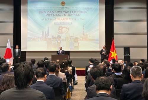 Thủ tướng Phạm Minh Chính dự Diễn đàn hợp tác lao động Việt Nam - Nhật Bản - ảnh 1