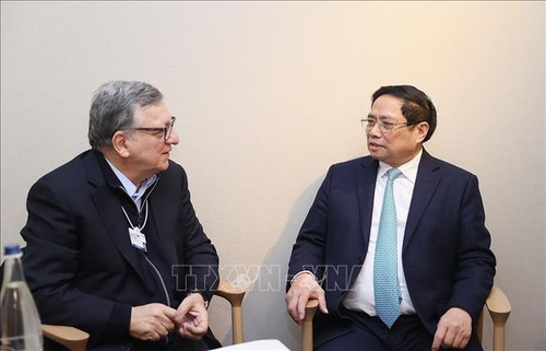 Thủ tướng Phạm Minh Chính gặp lãnh đạo các nước, tổ chức quốc tế tại Davos - ảnh 4