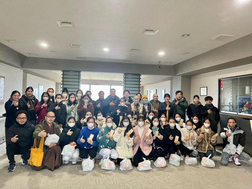Đoàn thiện nguyện chùa Đại Ân hỗ trợ nạn nhân động đất tại Nhật Bản - ảnh 3